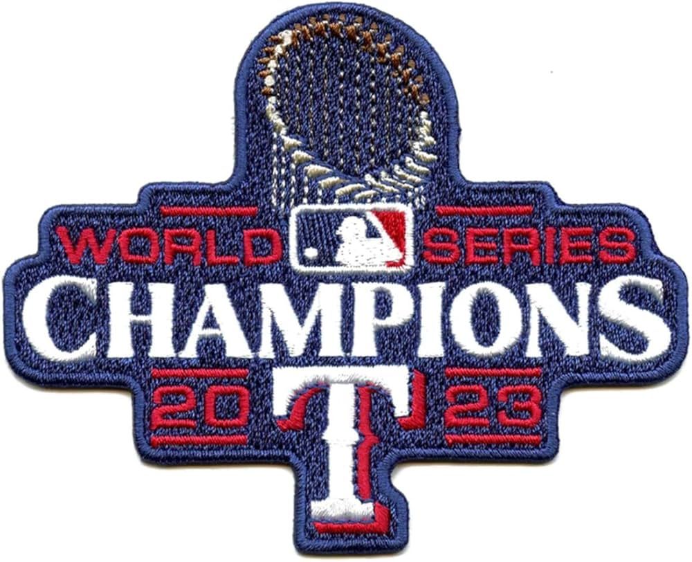 2023 MLB World Series Champions Texas Rangers Jersey Patch | Amazon (US)