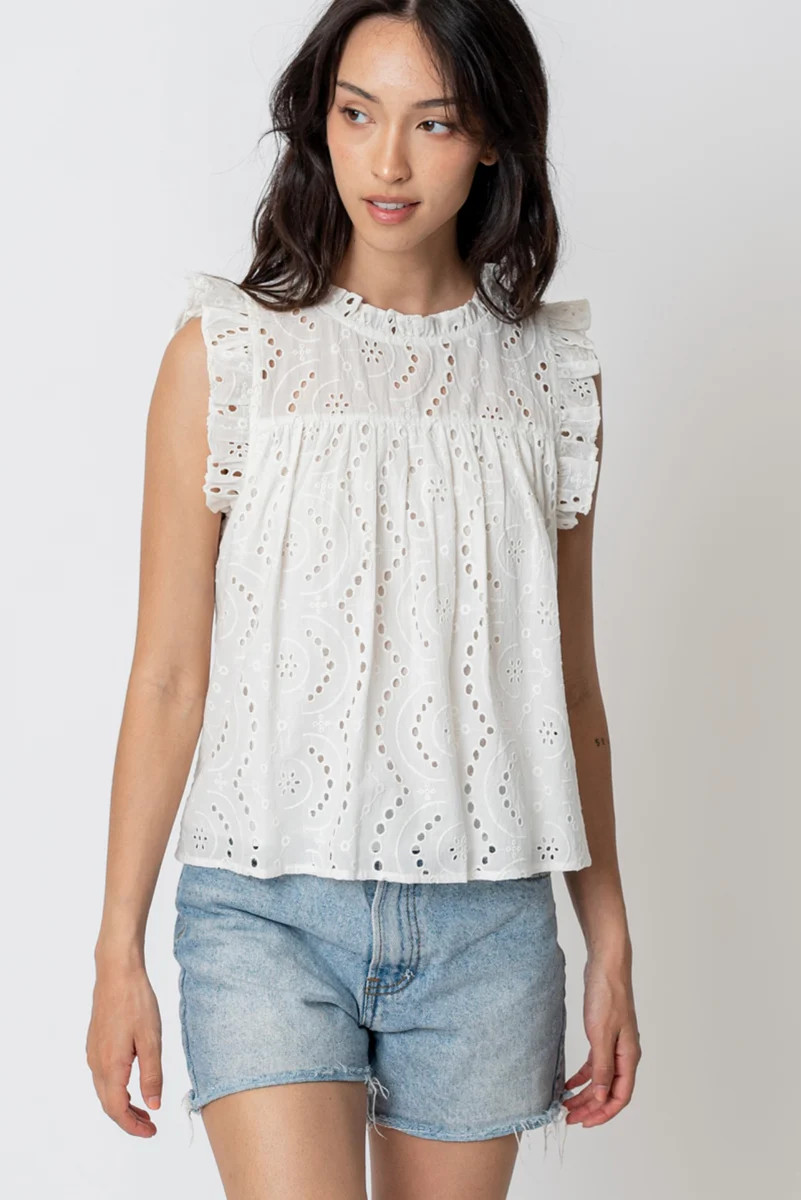 Eyelet Top | Aaniya Boutique