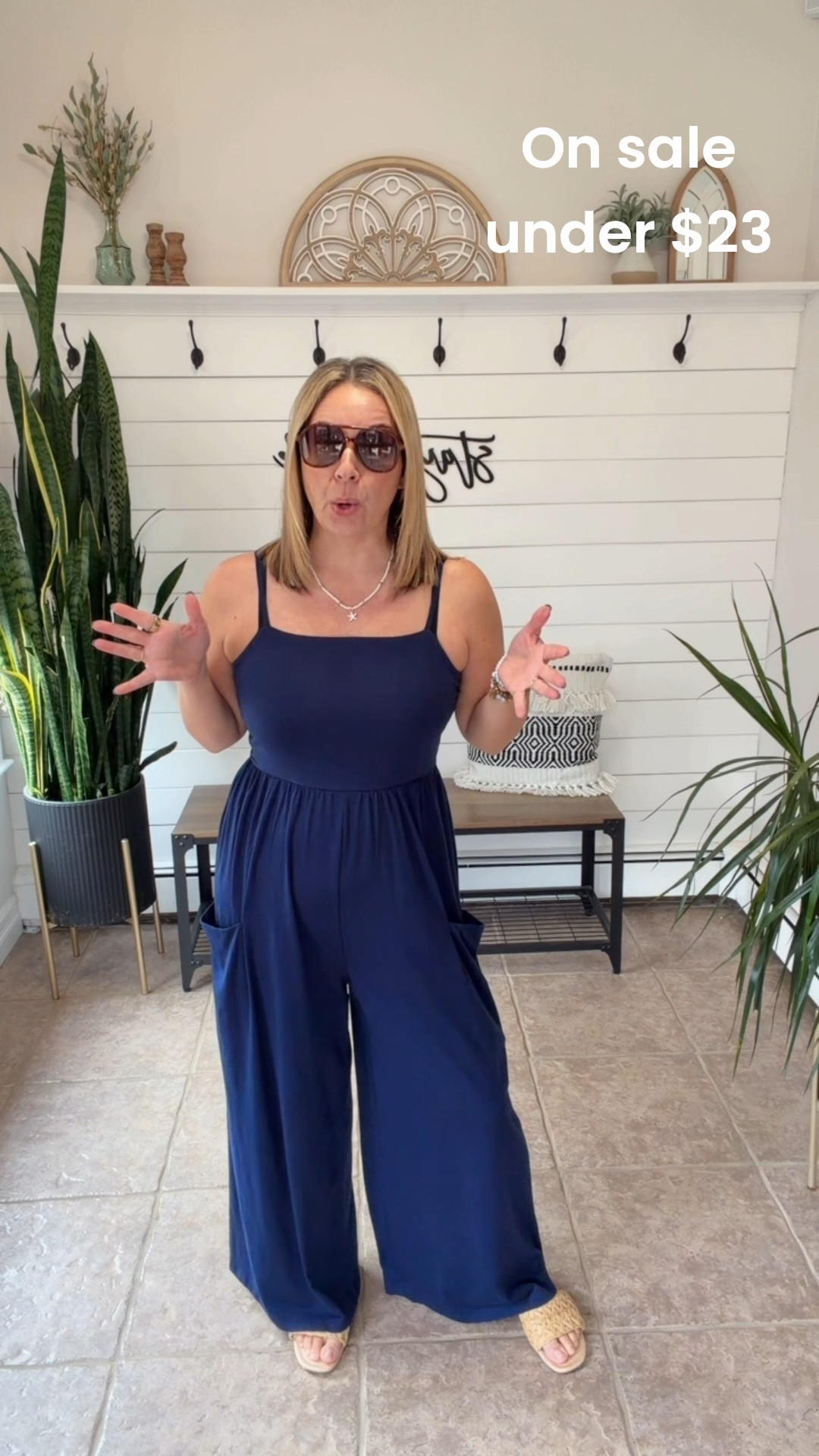 Prime day deals! I’m wearing a medium on this jumpsuit. 
Summer outfits

#LTKOver40 #LTKSaleAlert #LTKMidsize