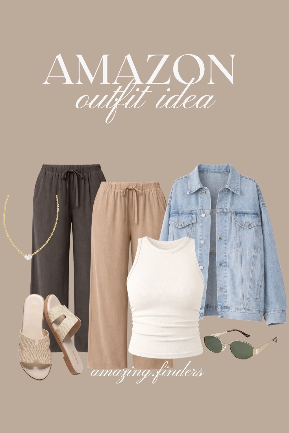 Tsher Women's Vintage Washed Oversized Boyfriend Jean Trucker Jacket Long Sleeve Loose Denim Coat for Casual Wear,
Yozuru Womens Flat Sandals Open Toe Dressy Summer Sandals Comfortable Casual Slip on Leather Slides Sandals for women,
OQQ Women's 2 Piece Tank Tops Crew Neck Sleeveless Basic Stretch Casusal Yoga Crop Camis,
Kendra Scott Cailin Pendant Necklace, Fashion Jewelry for Women,
PAVOI 14K Gold Plated Crystal Solitaire 1.5 Carat (7.3mm) Cubic Zirconia Dainty Choker Necklace | Gold Necklaces for Women,
SOJOS Trendy Rectangle Polarized Sunglasses Womens Mens, Small Retro Fashion Thin Slim Square Sunnies SJ2610,
AUTOMET Women's Oversized Jeans Jacket, Classic Button Down Denim Jacket with Chest Pockets, Loose Fit Boyfriend Style Coat,
ANRABESS Womens Wide Leg Palazzo Linen Pants High Waist Split Ankle Casual Lounge Beach Vacation Pants 2026 Spring Summer,
ANRABESS Women Linen Palazzo Pants Summer Boho Wide Leg High Waist Casual Lounge Pant 2026 Beach Travel Vacation Outfits,
ANRABESS Women's Wide Leg Linen Pants Summer Boho Casual Elastic Waist Long Lounge Travel Pants Trousers with Pockets,
SOJOS Retro Oval Sunglasses for Women Trendy Classic Shades UV400 Protection SJ1256

Follow my LTK @amazingfinders on the @shop.LTK app to view this post and get my exclusive app-only content!

#liketkit 
@shop.ltk
https://liketk.it/5QEVs

#LTKSeasonal #LTKActive #LTKTravel