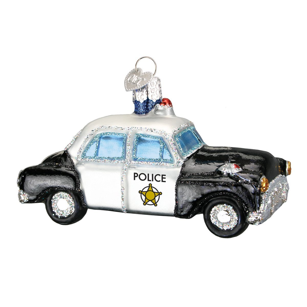 Old World Christmas Ornaments: Police Officer Gifts Glass Blown Ornaments for Christmas Tree, Pol... | Amazon (US)