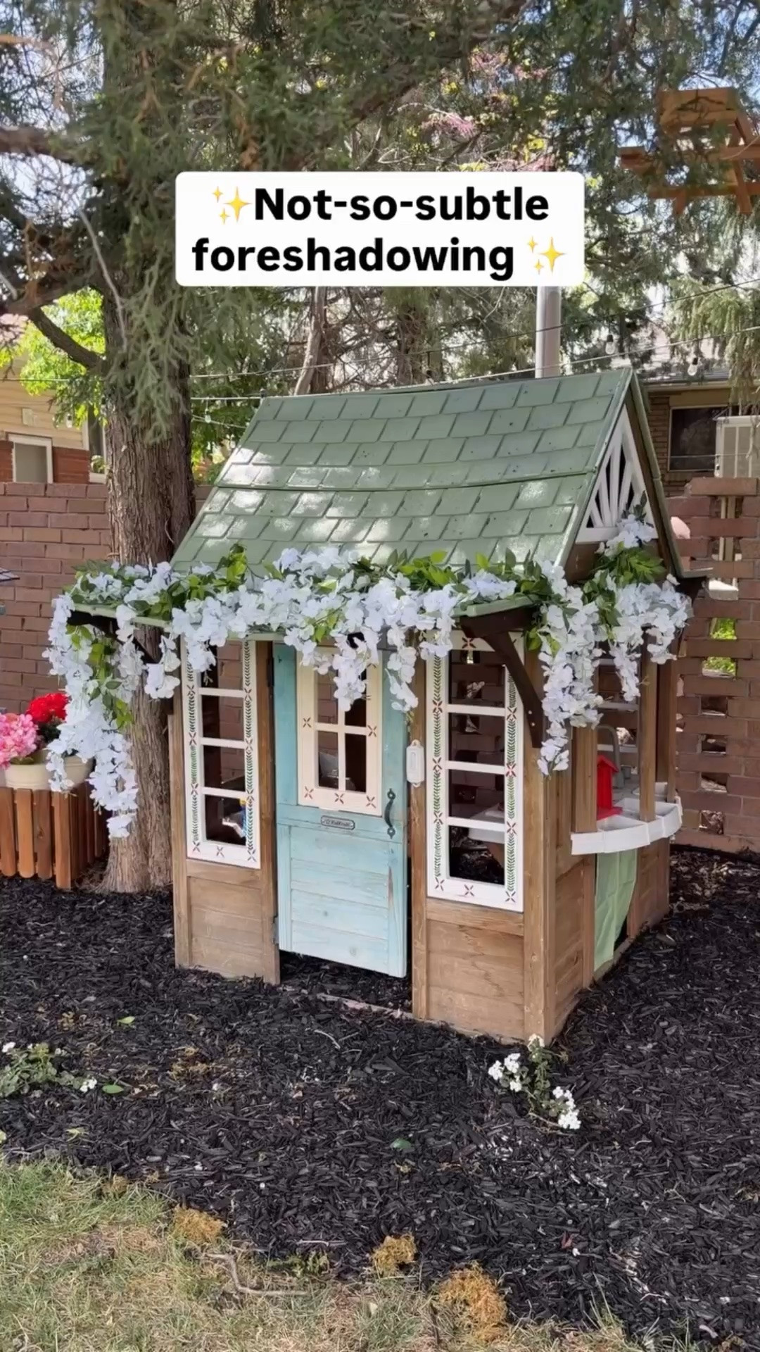 PLAYHOUSE VILLAGE PT. 3: THE APOTHECARY 🧚 

Your kids need a potions kit!!! It’s so much fun. Comment “potion” and I’ll send it to you! 

#diy #playhouse #momlife #kidactivities
LinkDM *041*