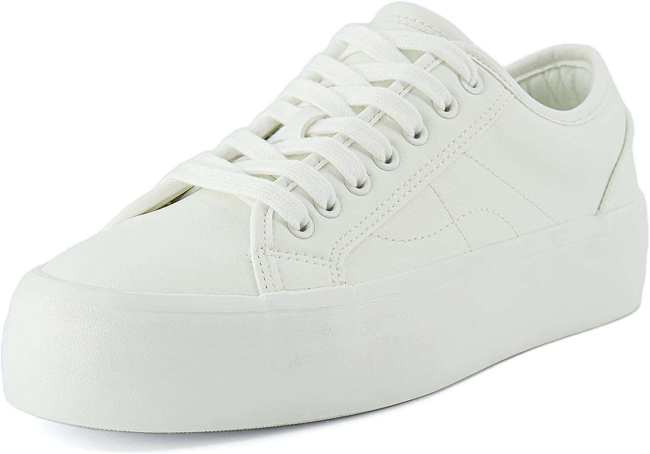 Cushionaire Tag Low Top Canvas Platform Sneakers for Women | Amazon (US)