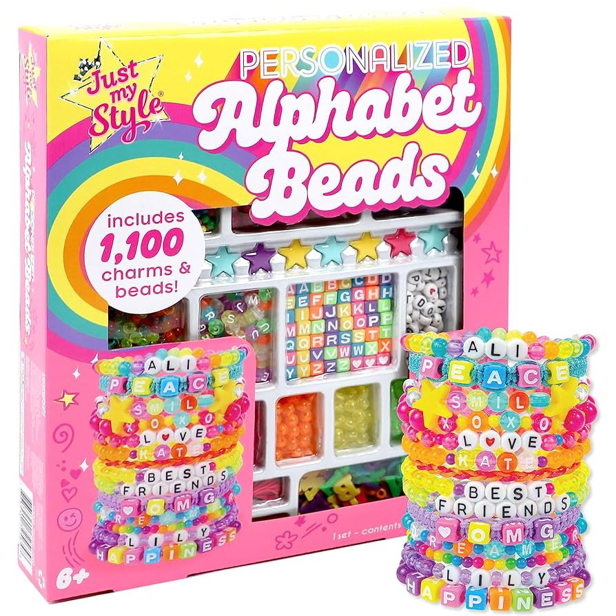 Just My Style ABC Beads by Horizon Group Usa, 1000+ Charms & Beads, Alphabet Charms, Accent Seed ... | Amazon (US)