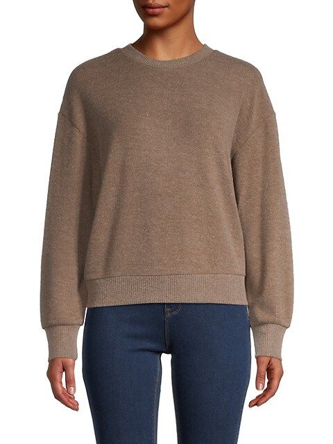 Crewneck Cropped Sweater | Saks Fifth Avenue OFF 5TH