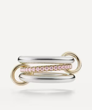 Mixed Metal Libra Pastel Petite Ring | Liberty London (UK)