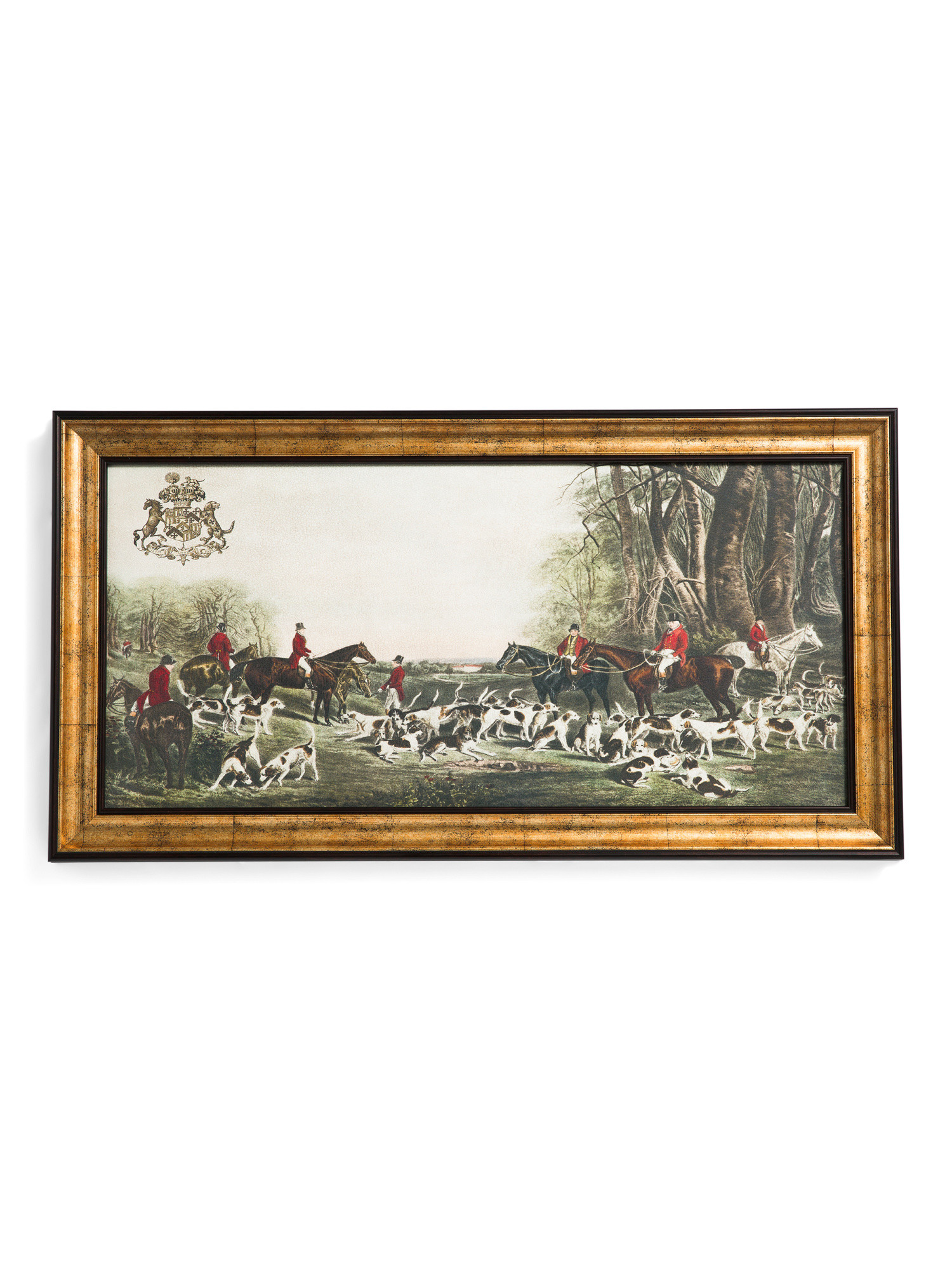 30x16 Gathering For The Hunt Wall Art | TJ Maxx