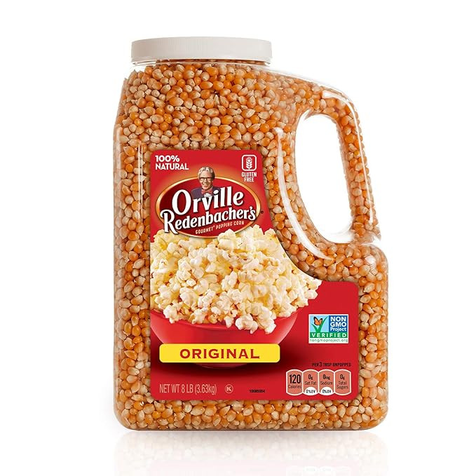 Orville Redenbacher's Gourmet Popcorn Kernels, Original Yellow, 8 Lb | Amazon (US)