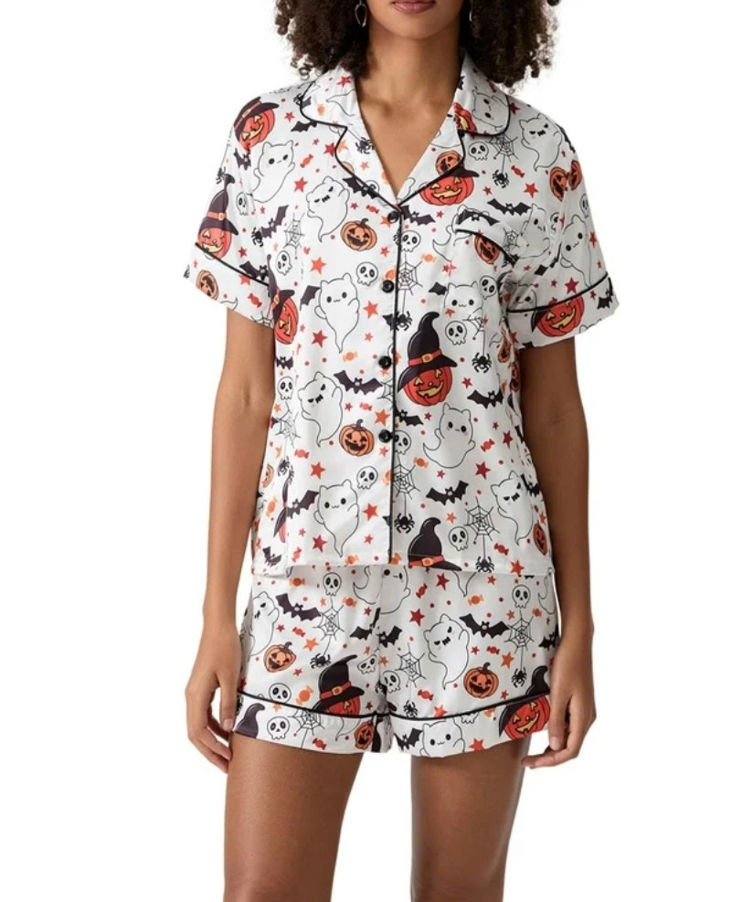Too soon? 👻🎃 Walmart already has Halloween & fall pajamas 💀#halloween #pajamas #comfycozyvibes 

#LTKSeasonal #LTKFindsUnder100 #LTKFindsUnder50