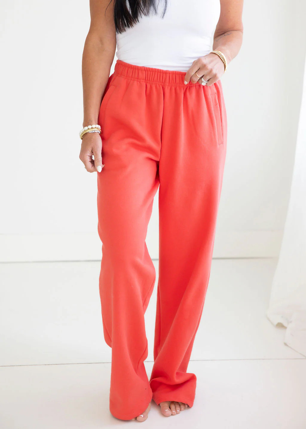 Throw on Wide Leg Sweatpants by Lily & Lottie | Lauriebelles | Lauriebelles