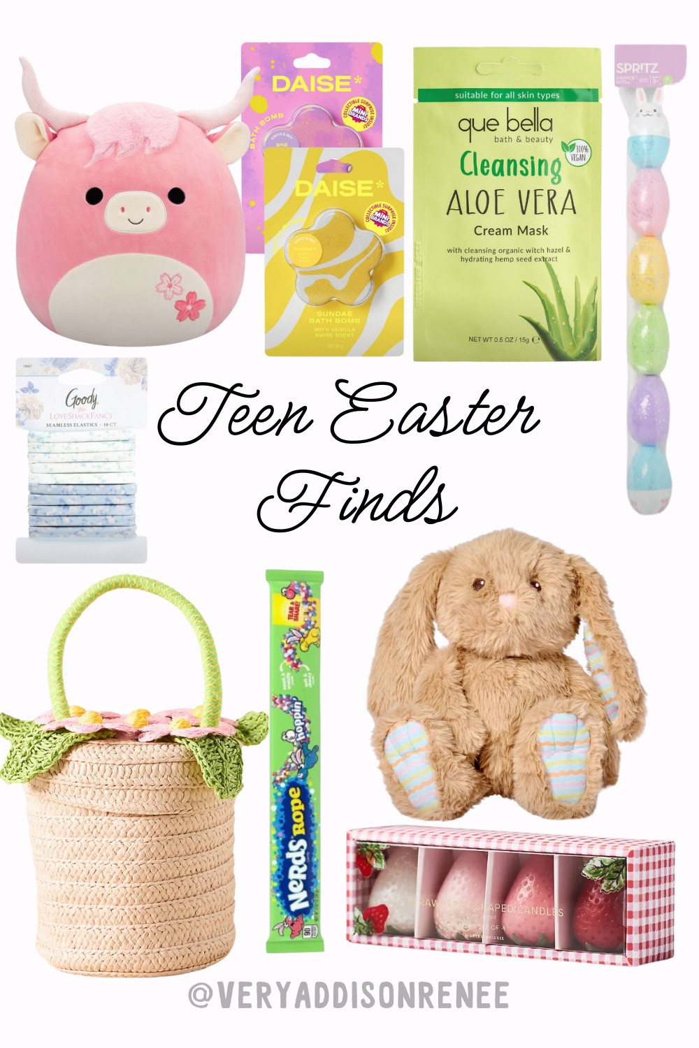 Teen girl Easter basket finds found and made by a teen for other teens! These can also be perfect for tween girls too!

Follow for more!🐣🐇






#LTKGiftGuide Easter, Easter basket, gift guide, teen girls, teen girl gift, Easter gifts, Easter gift, Easter gifts for teens, teen girl gift guide, target gifts, Easter crafts, holiday gifts, Easter basket ideas, gift basket, target finds, target Easter finds, teen girl gift, tween gift, teen girl gift guide, tween gifts, tween gift guides, fuzzy slippers, bath bomb, eye mask, Anthropologie, stuffed animals, Daise, nerds, hair, candles

#LTKU #LTKFindsUnder50 #LTKFindsUnder100