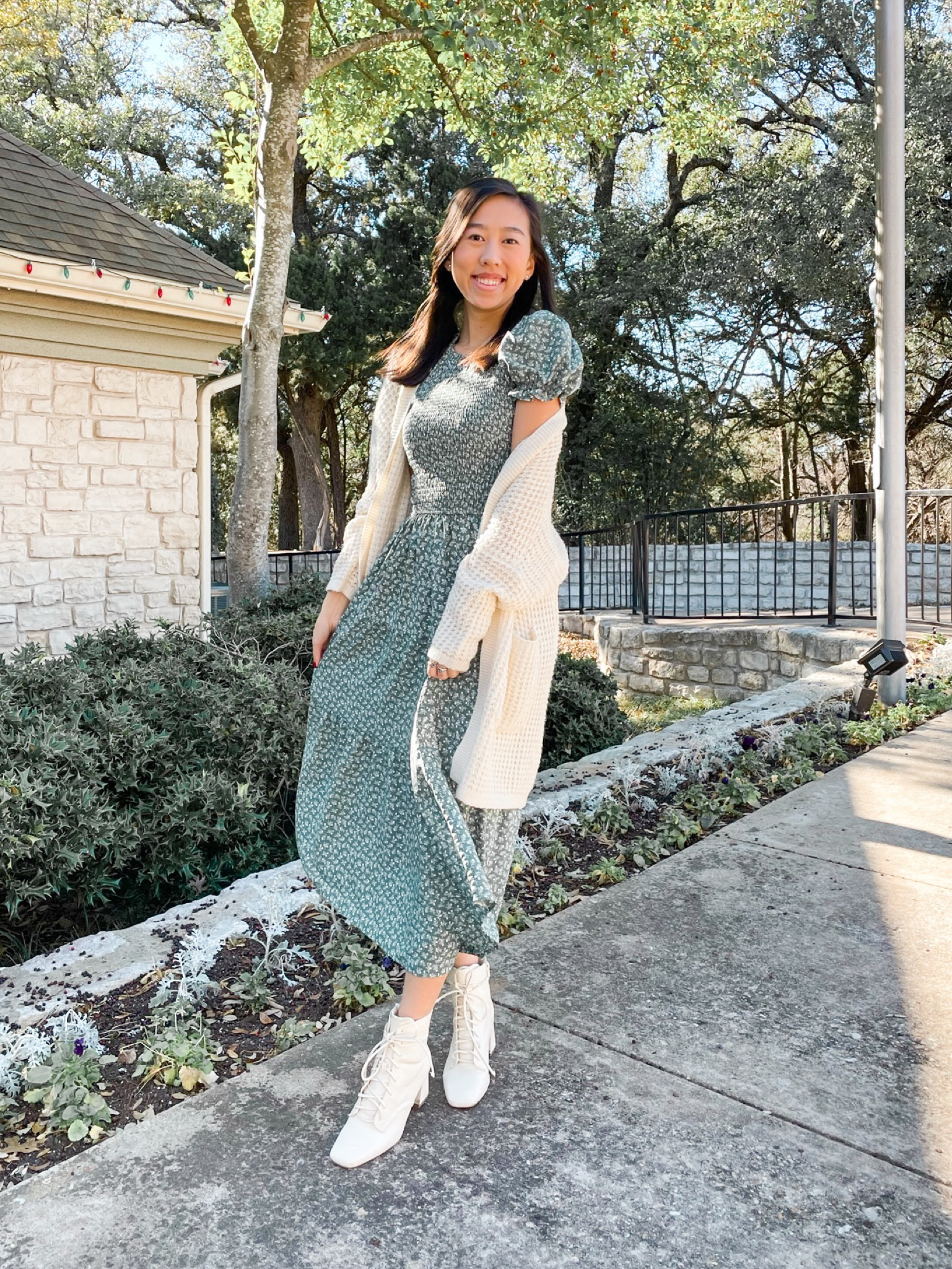 Dress (small), cardigan (small), Amazon fashion, midi dress, floral dress, cardigan

#LTKSeasonal #LTKstyletip #LTKfindsunder50