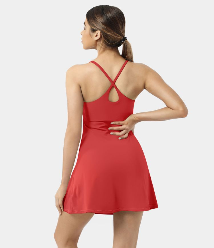 Women’s Softlyzero™ Plush Backless Active Dress-Easy Peezy Edition - Halara | HALARA