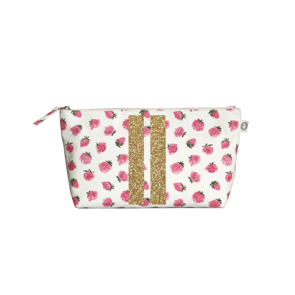 Clutch Bag: White Floral | Quilted Koala