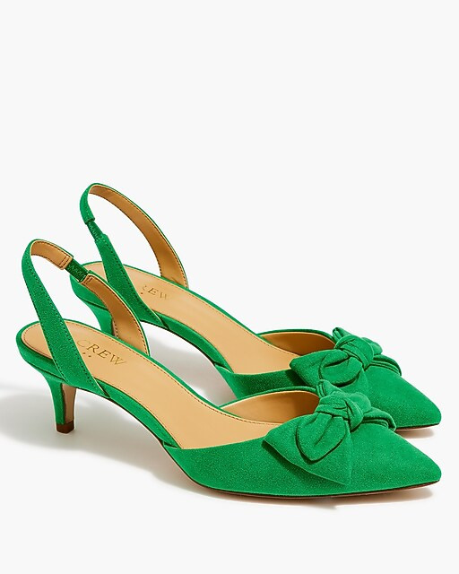 Bow kitten heels | J.Crew Factory