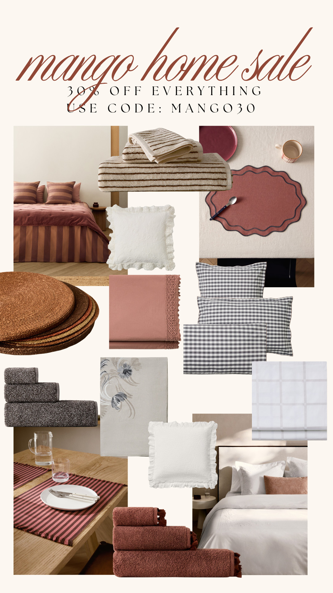Get the best home finding from the Mango Fall sale. 30% OFF EVERYTHING
Use code: MANGO30 | From $210 online and $170 in stores + free shipping. 

 #LTKFallSale #LTKHome #LTKSaleAlert