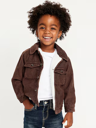 Corduroy Sherpa-Lined Shacket for Toddler Boys | Old Navy (US)