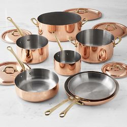 Mauviel M'150B Copper 12-Piece Cookware Set | Williams-Sonoma