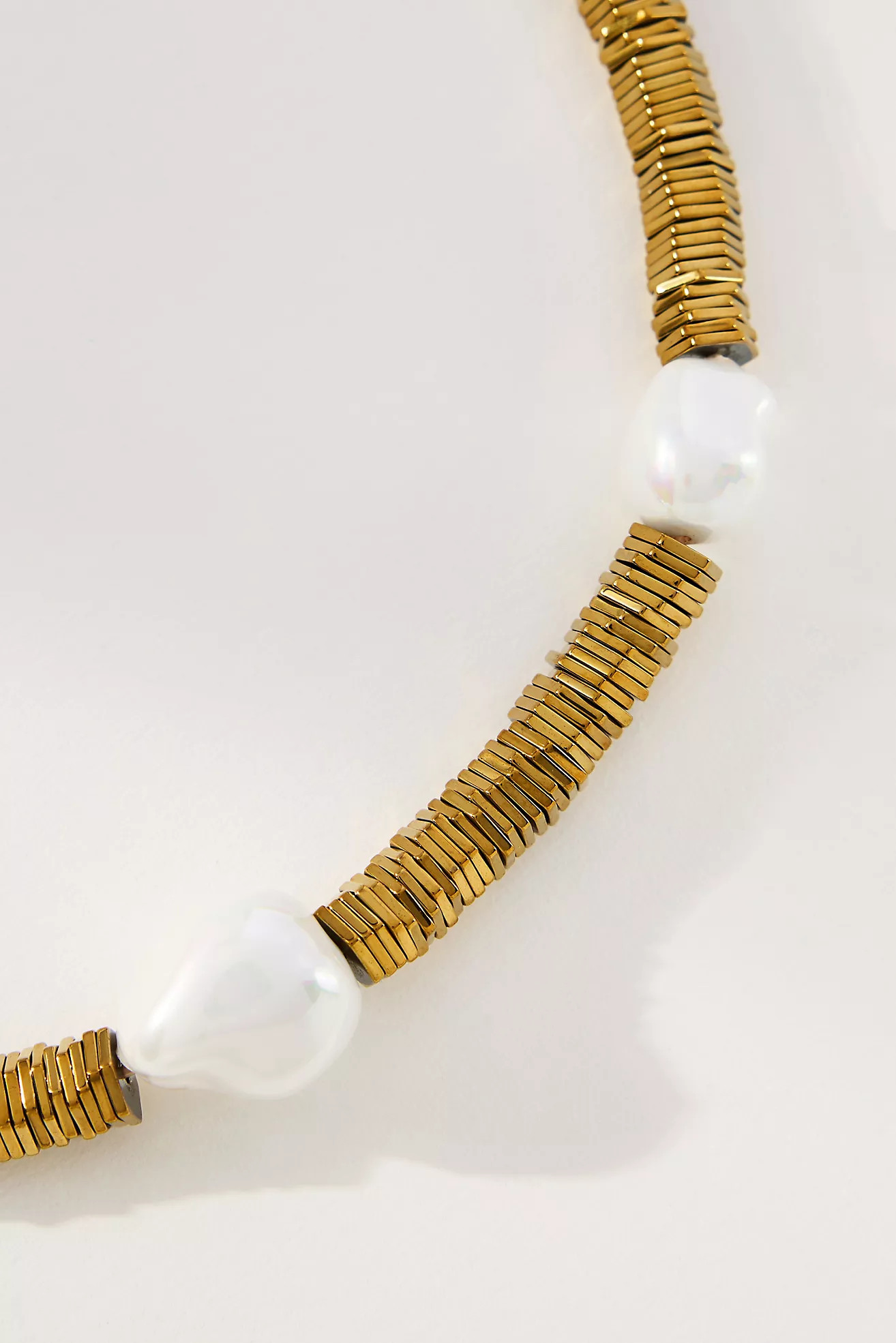 Beaded Tri-Pearl Necklace | Anthropologie (US)