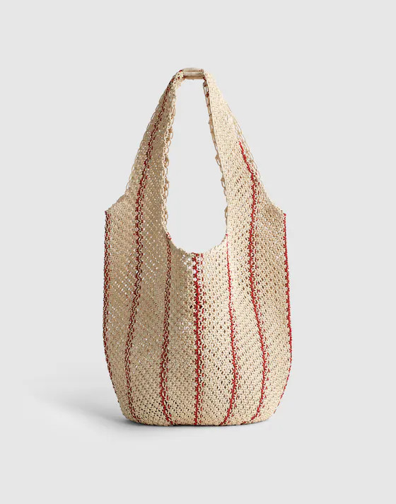 The Curved Crochet Shoulder Bag | Madewell