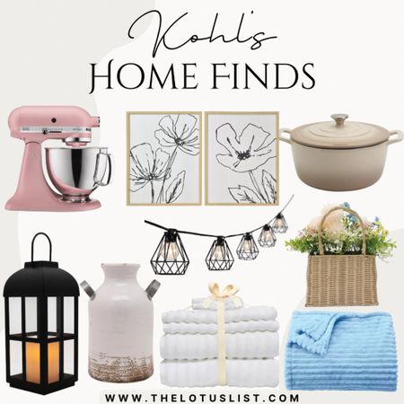 Kohl’s Home Finds

LTKGiftGuide / LTKstyletip / ltkfindsunder100 / ltkfindsunder50 / kohls / kohl’s / home / home decor / kitchenware / kitchen / standing mixer / blanket / blankets / throw blankets / lantern / porch decor / string lights / outdoor decor / wall art / wall decor / cooking / pots / pans / cookware / towels / towel set / flowers / faux flowers / kohls sale / sale / sale alert / home decor sale / home decor finds/ kohls finds / kohls decor / kohls sale alert / aesthetic home decor / minimalist home decor / farmhouse decor / farmhouse home decor / aesthetic finds / cozy / cozy home finds / cozy home decor / cozy home 

#LTKhome #LTKsalealert #LTKSeasonal