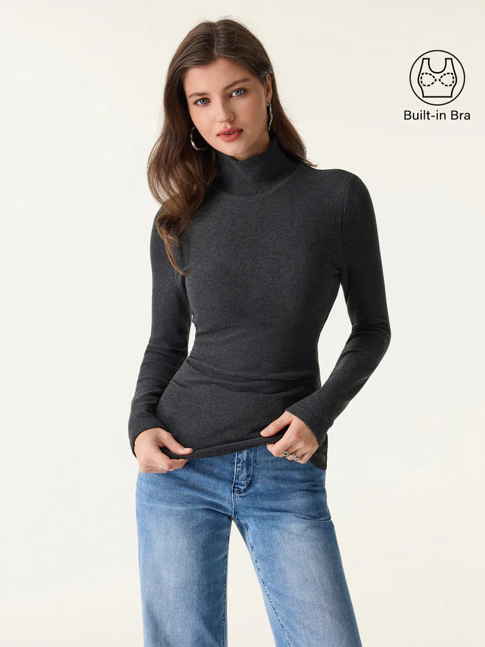 MaxWarm Turtleneck Long Sleeve Brami | OGLmove