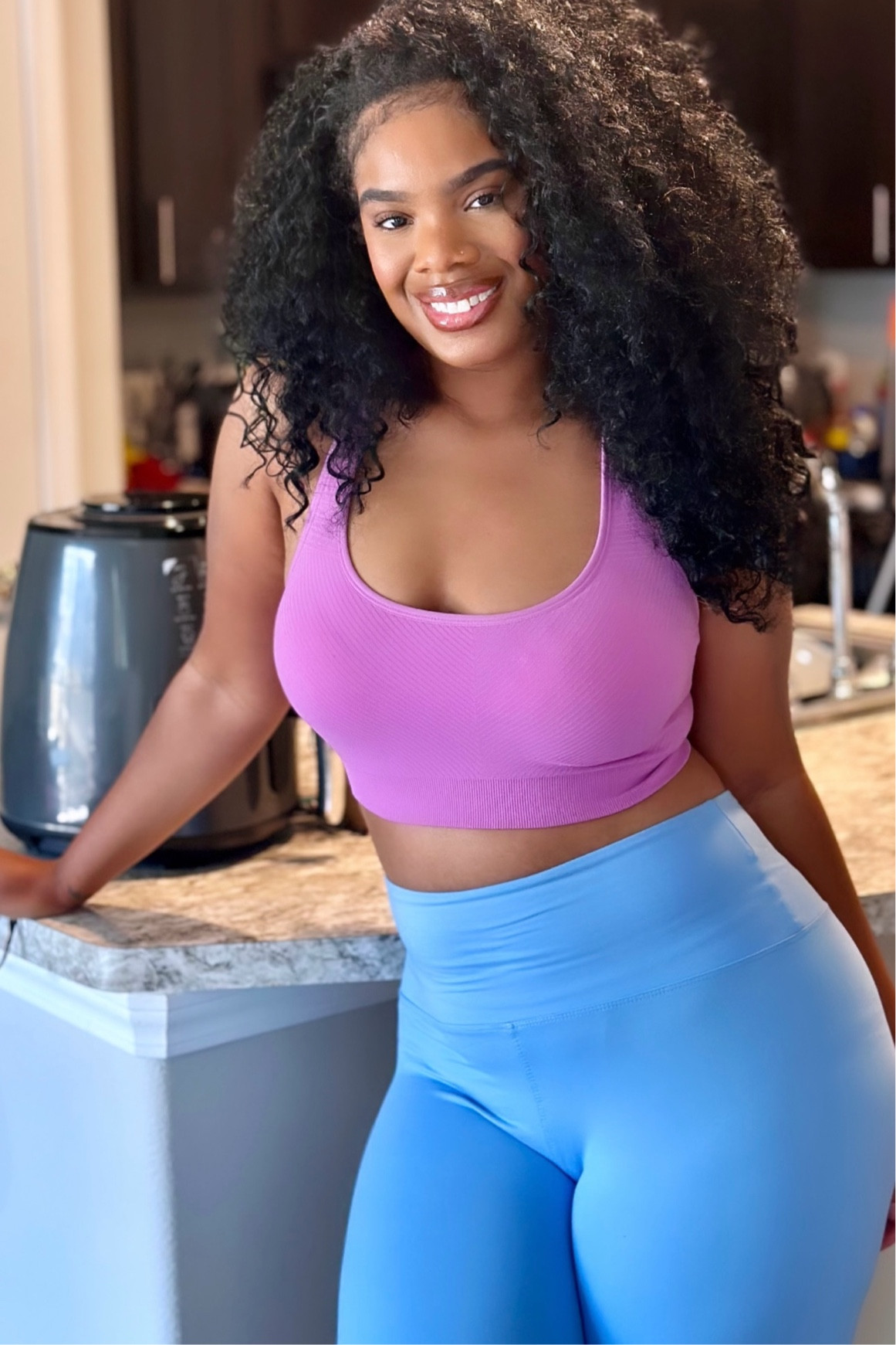 High Waisted Buttery Soft Leggings + Comfortable sports bra

#LTKU #LTKFitness #LTKActive