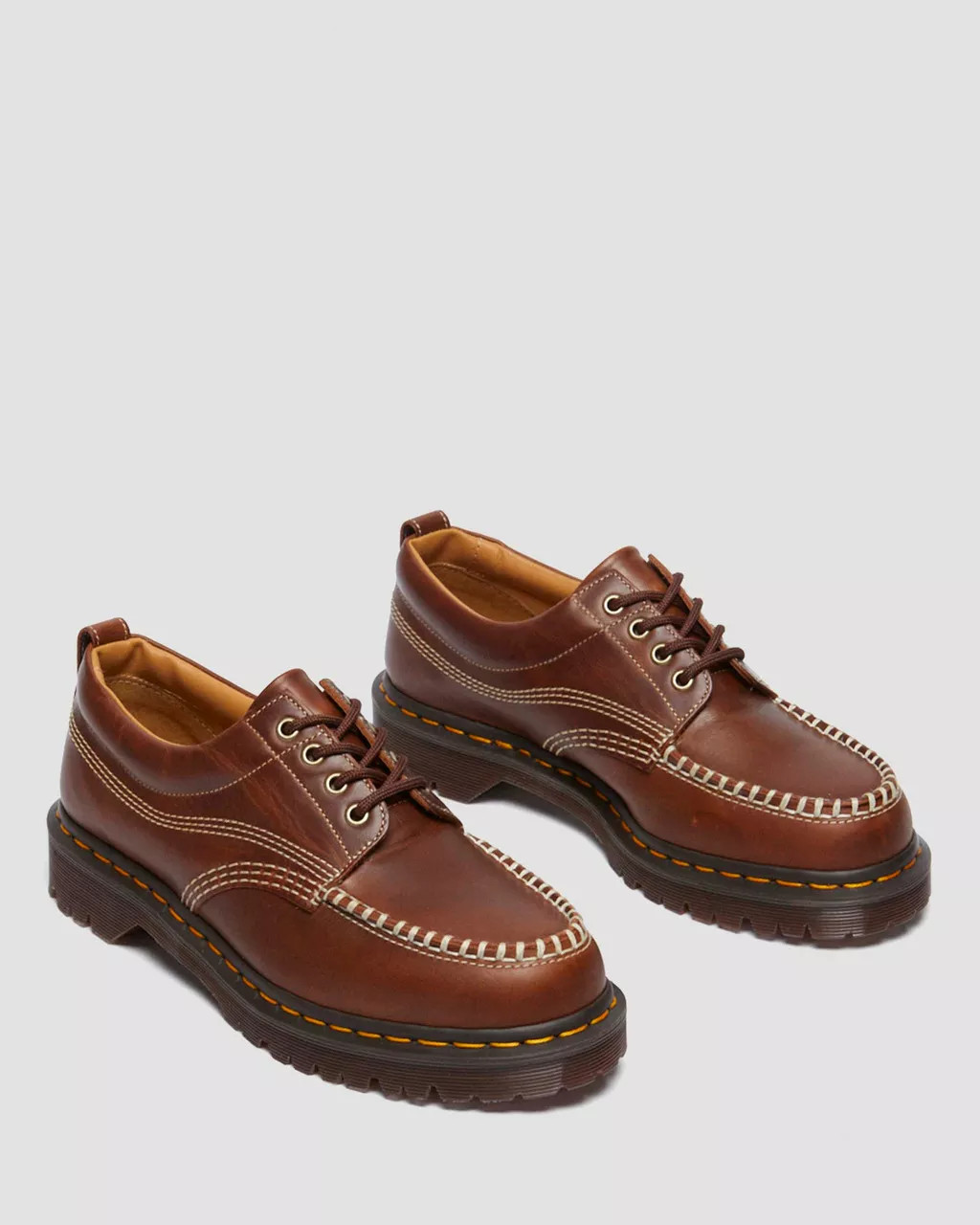 Lowell Leather Moc Toe Shoes | Dr. Martens