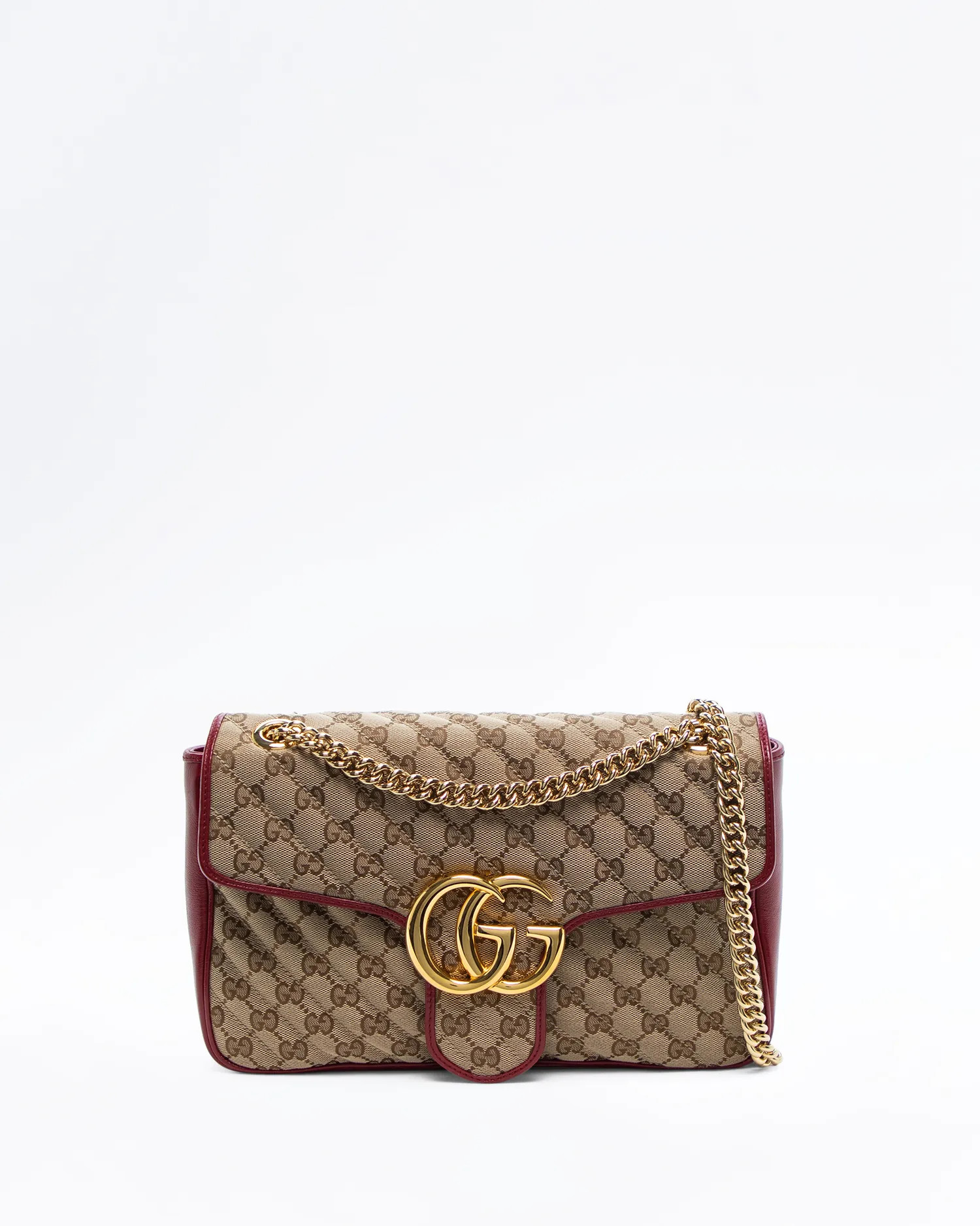 GG Marmont Canvas Large Shoulder Bag | Vivrelle