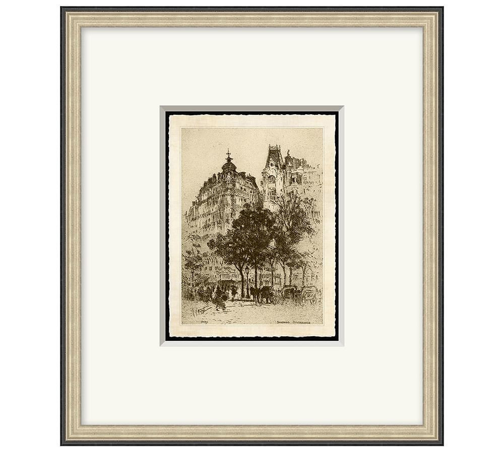 Boulevard Montparnasse Framed Print | Pottery Barn (US)