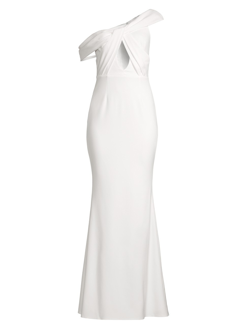 Women's Delilah Asymmetric Gown - Ivory - Size XS | Saks Fifth Avenue
