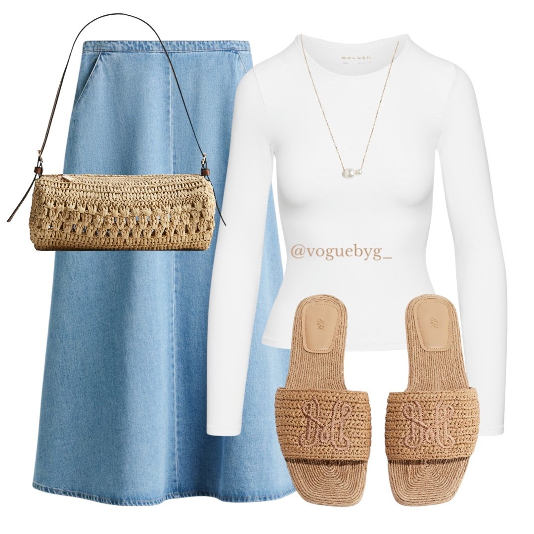 A moment for this denim skirt 💙