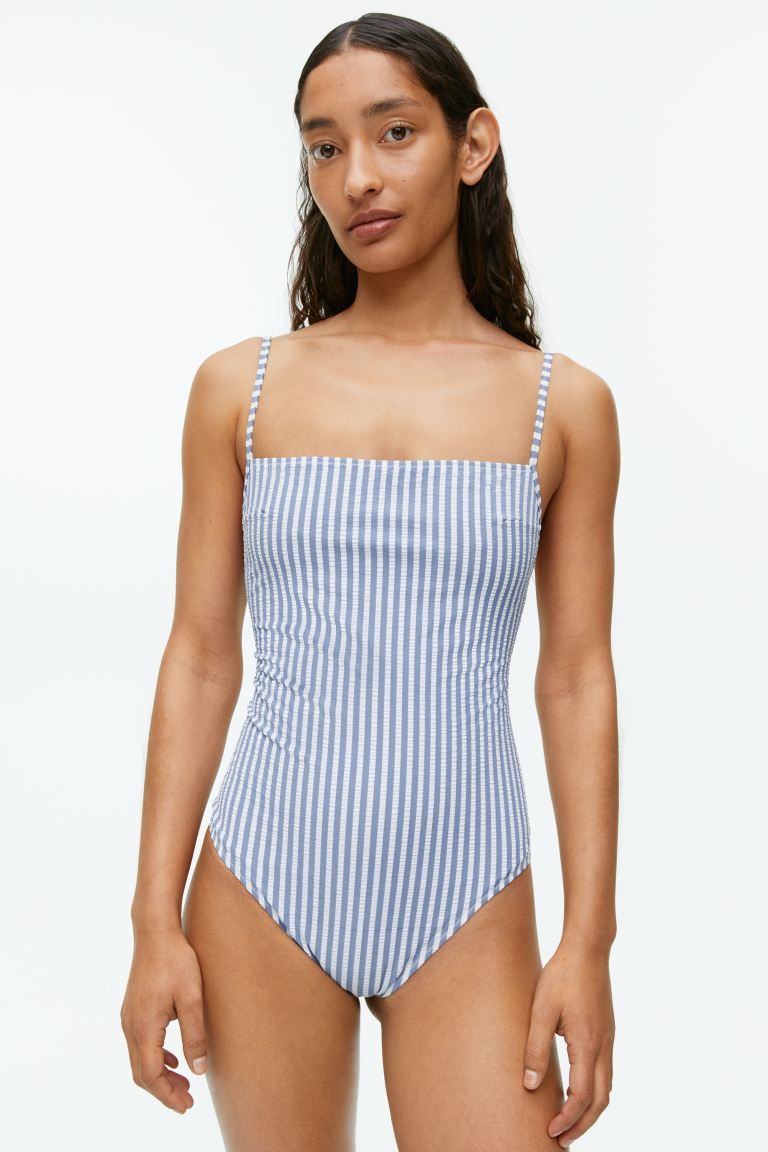 Seersucker Swimsuit | H&M (UK, MY, IN, SG, PH, TW, HK)