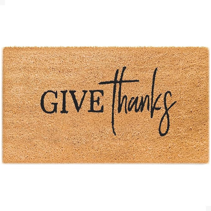 THEODORE MAGNUS Thanksgiving Door Mat - Welcome Mat for Front Door with Non-Slip Backing - Durabl... | Amazon (US)