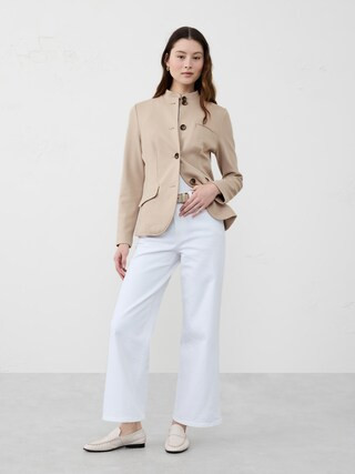 Knit Pique Blazer | Banana Republic Factory