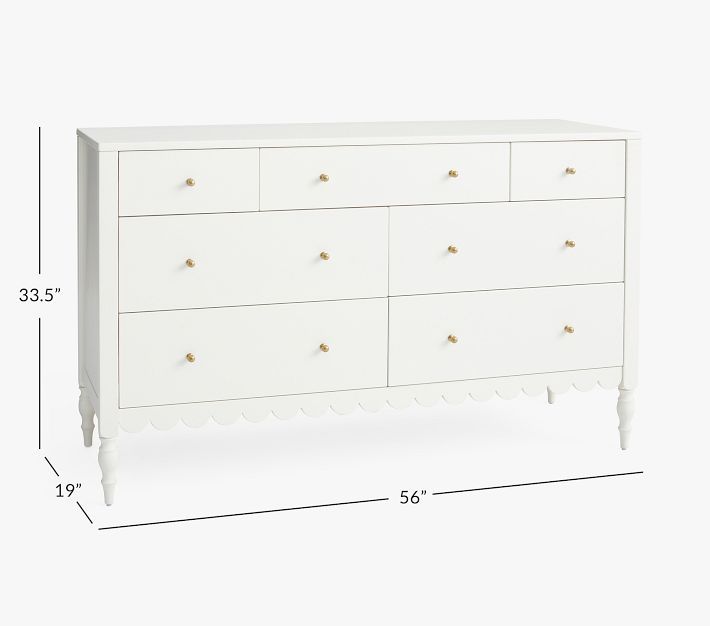 Penny Scallop Extra-Wide Dresser | Pottery Barn Kids