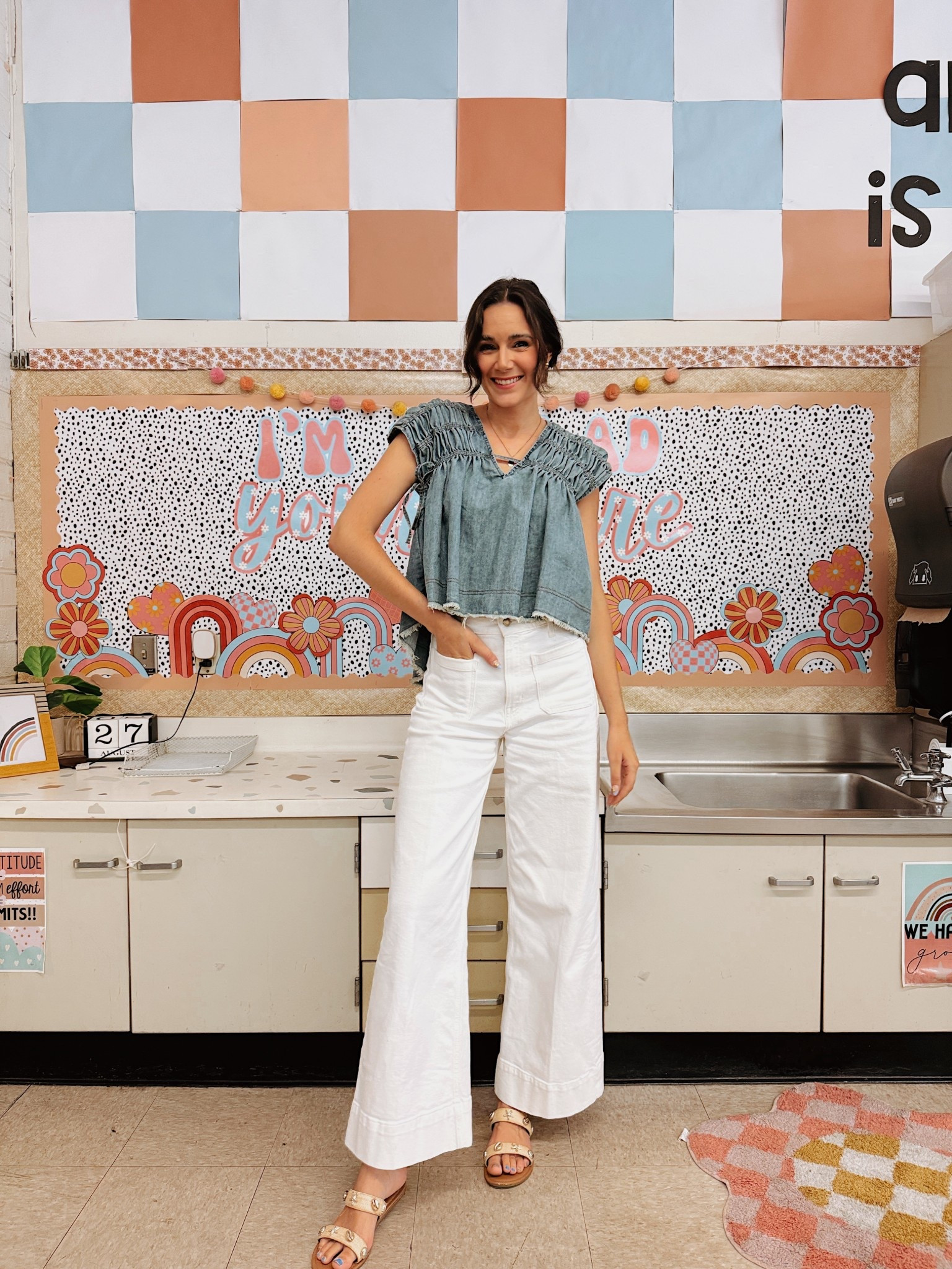 Small in the top, 2 in the jeans ✨

#LTKTall #LTKFindsUnder50 #LTKWorkwear