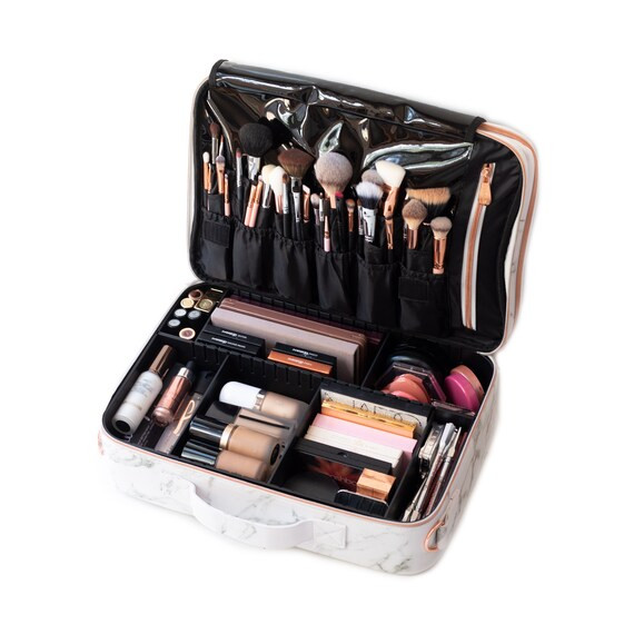 Etoile MARBLE Cosmetic Beauty Travel Case Makeup Organiser | Etsy (US)
