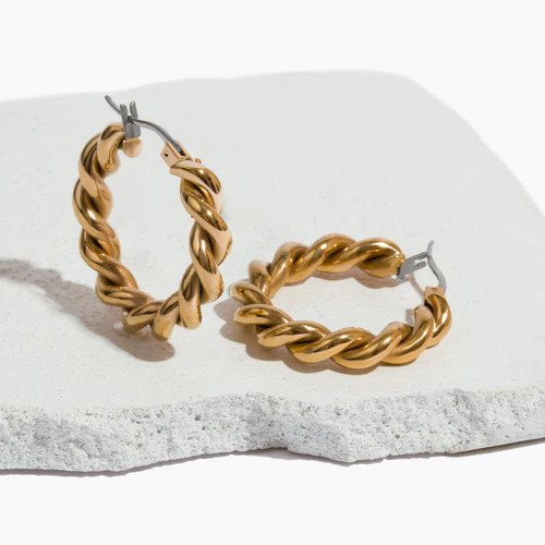 large weekender hoop earrings | Tini Lux