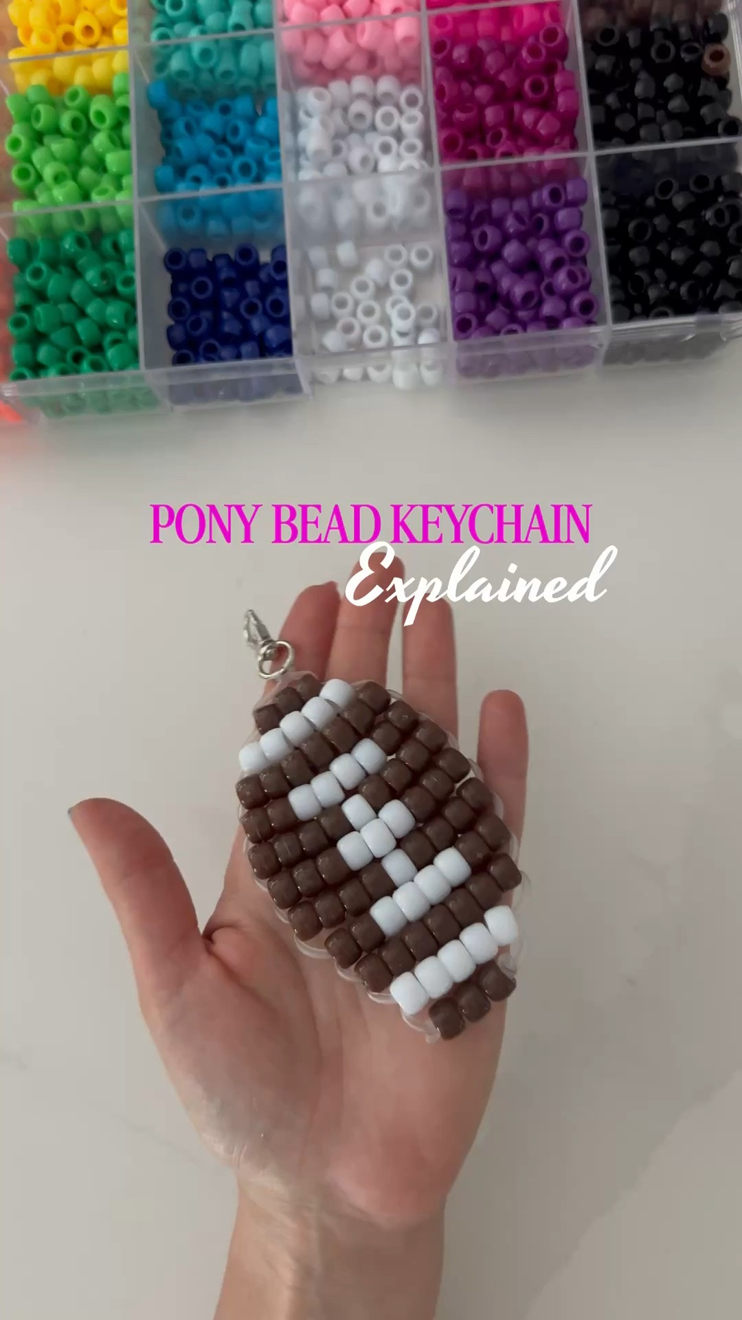 Pony Bead Keychain Explained 

I hope this helps anyone who wants to start to give these a try! They are the perfect craft for kids and adults this summer 😊

The exact beads and cord I used are linked!

#LTKmomlife #LTKKids #LTKBaby