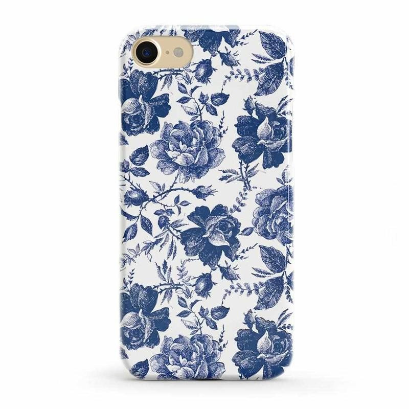 Rose to Fame | Blue & White Rose Case | CASELY