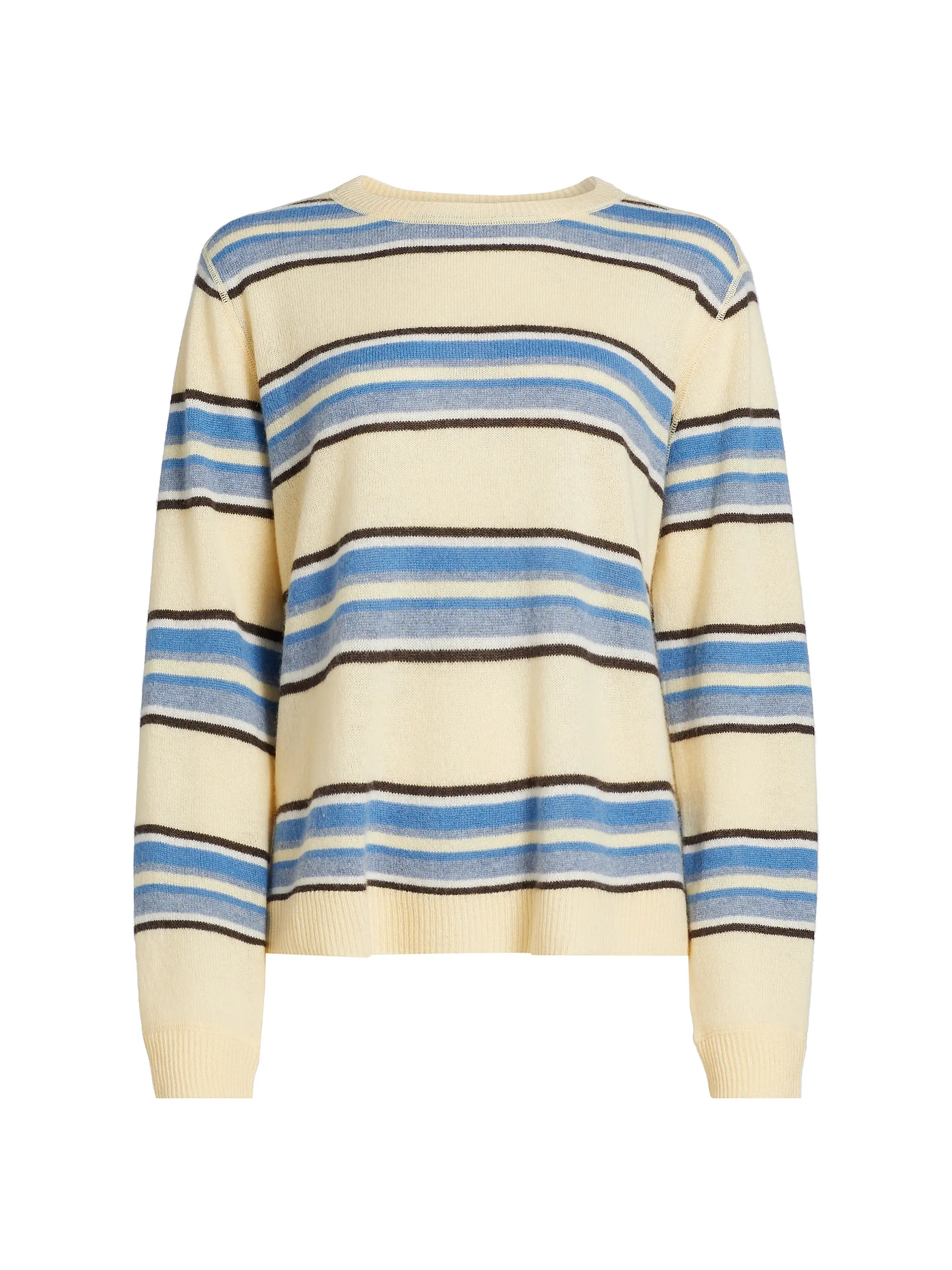 Striped Cashmere-Blend Sweater | Saks Fifth Avenue