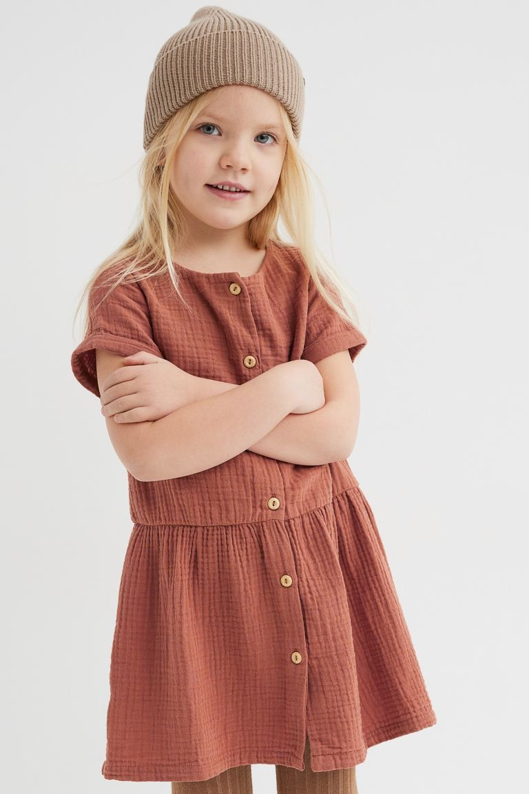 Double-weave Cotton Dress | H&M (US + CA)