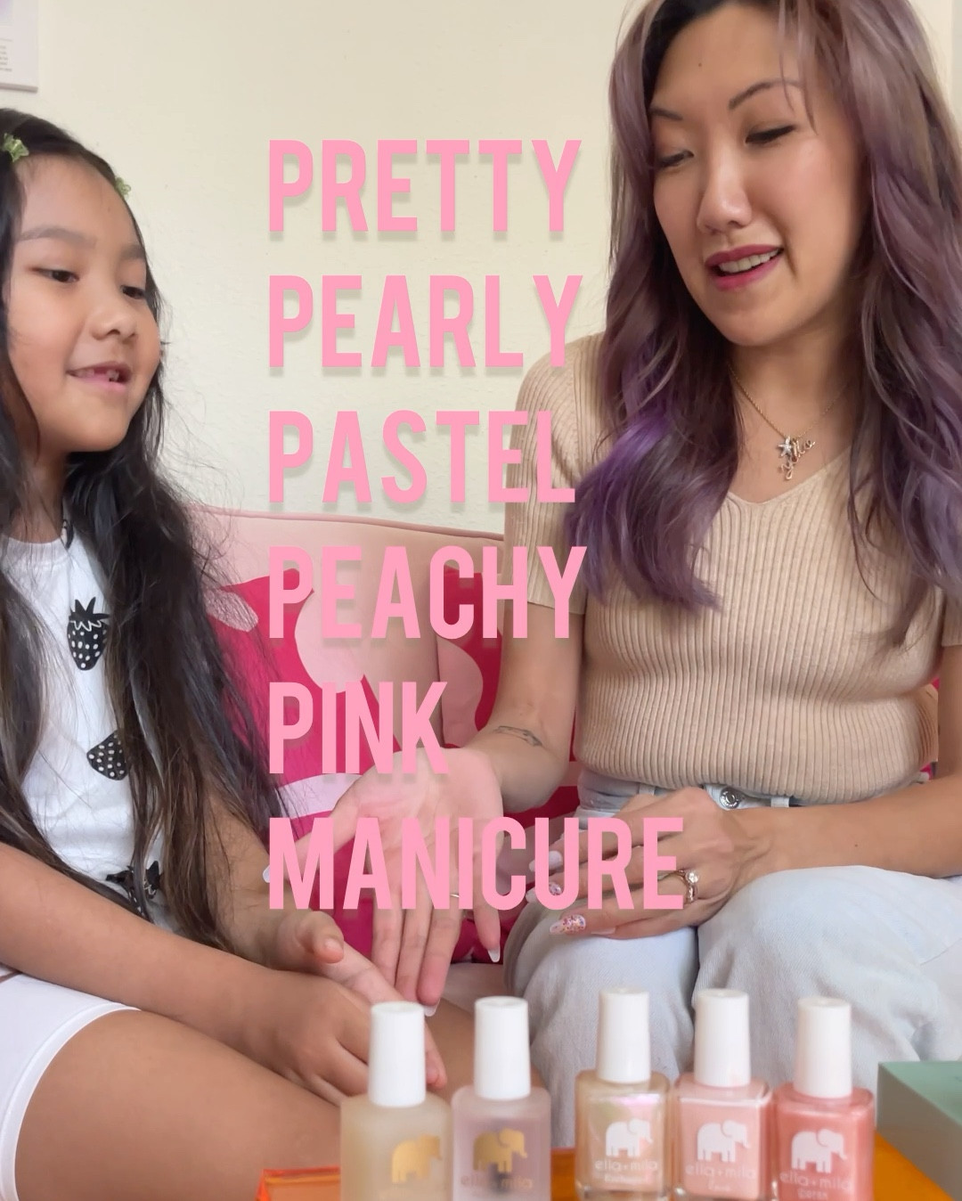 Mommy and Me Nail Day! 💅🏼 Matching our manicures is a fun way for us to spend quality time doing something together. I love that I can feel comfortable using Ella+Mila nail polishes on myself as well as my kids, knowing that they are vegan, cruelty free, 17-free, and made in the USA. 

My daughter loved having creative control over her nail color theme. 🥰  I’ve linked the exact colors we used on her nails, some of my favorites, as well as the nail prep tools used in my LTK shop!

@ellamila #ellamila #ellamilapartner 
@Shop.LTK #liketkit pretty pearly pastel peachy pink manicure

#LTKKids #LTKVideo #LTKBeauty