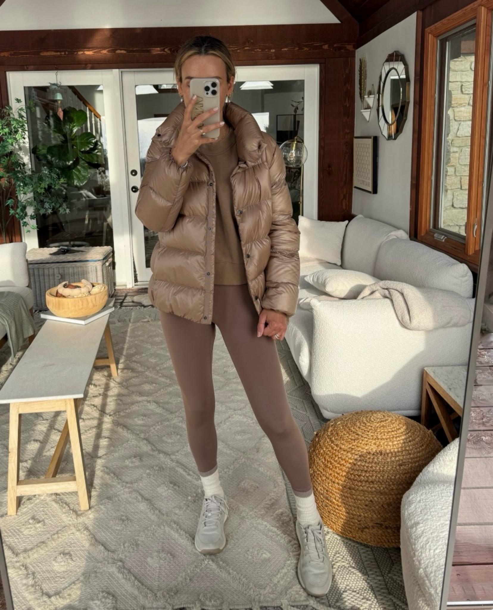 A neutral gym outfit to help you get back to your goals (while staying warm!) Winter mornings have no reason to stop you from taking a walk when you have cozy layers to bundle up in. Start with this Lululemon tank and sweatshirt, then add on a puffer jacket (this one is the best investment.) Thick yet breathable leggings and crew socks will keep your lower half toasty. ❄️🏃🏽‍♀️ I’m linking several similar options for the leggings and dupes for the puffer coat! 

#LTKStyleTip #LTKFitness #LTKActive