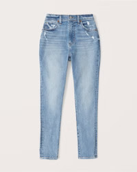 Curve Love High Rise Super Skinny Ankle Jean | Abercrombie & Fitch (US)