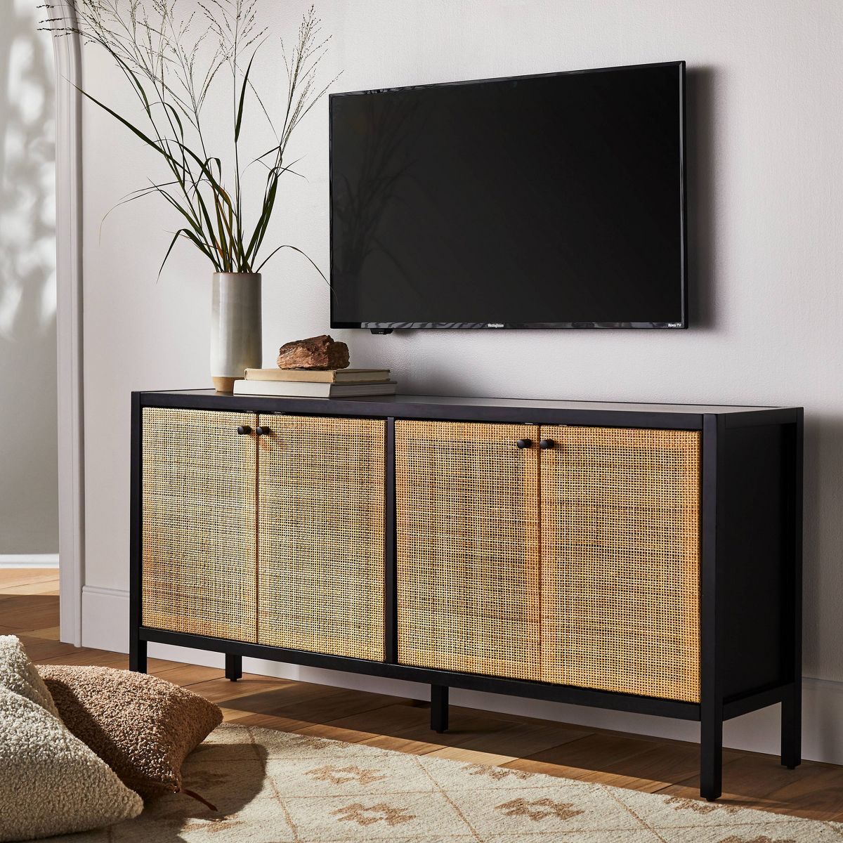Springville Caned Door TV Stand - Threshold™ designed with Studio McGee | Target