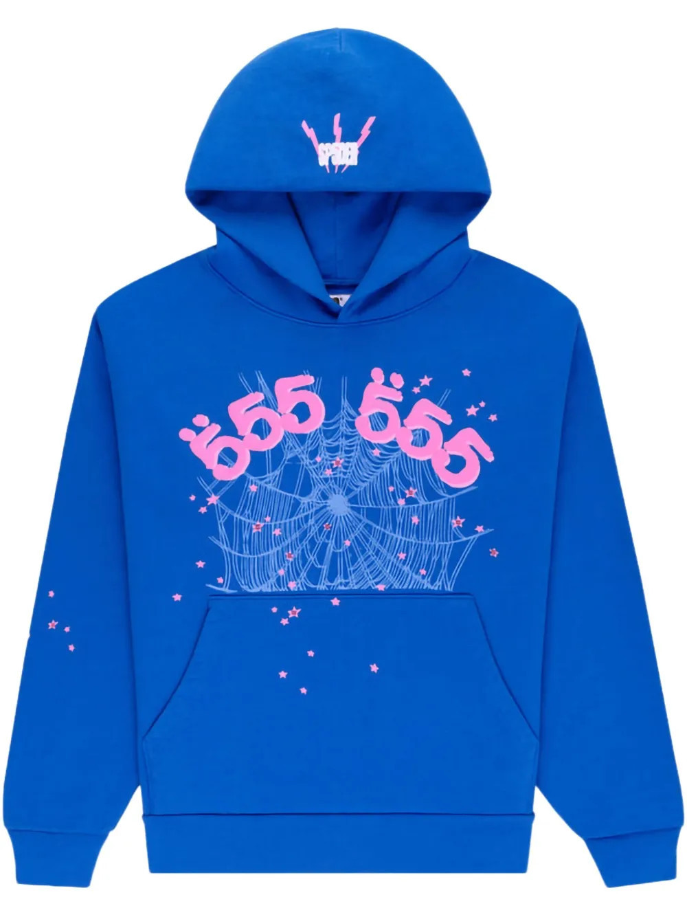 SP5DER Angel Number hoodie - Brown | Farfetch Global