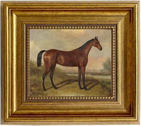 Schooner Bay Co. – William Barraud Hunter in Landscape Oil Painting Print on Canvas in Antiqued... | Amazon (US)