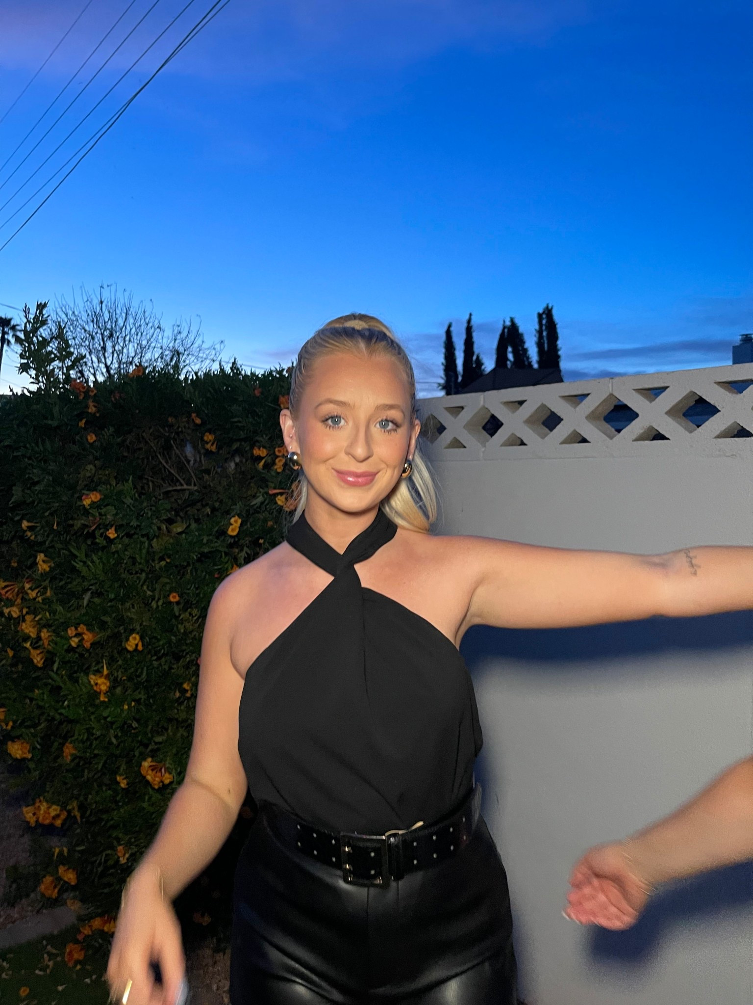 Bachelorette party outfit! All black look for a Scottsdale girls trip!
-
-
-
Scottsdale outfit, leather shorts, halter top, all black outfit, black outfit inspo, mini shorts, hot shorts, commense, revolve, what to wear to a bachelorette party, chunky gold jewelry, amazon gold jewelry, affordable tarnish free jewelry

#LTKStyleTip #LTKParties #LTKTravel